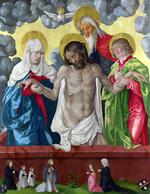 欧洲12-19世纪油画一_BALDUNG GRIEN, Hans - The Trinity and Mystic Pieta